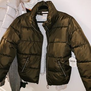 Altar’d State Olive Puffy Jacket